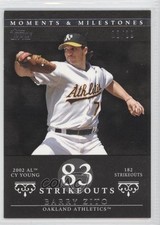 2007 Topps Moments & Milestones Black 2/29 Barry Zito #49