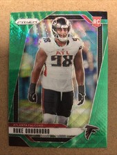 2024 Panini Prizm  Ruke Orhorhoro RC Green Wave Prizm Rookie #386 Falcons