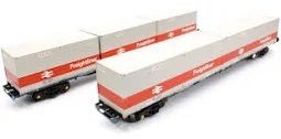 Bachmann 38-625A BR FGA Außenflats 2er Pack BR blau 5 x Typ L/N Freightliner Con