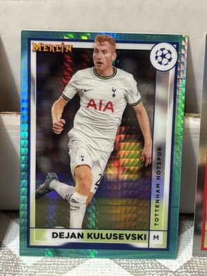 2022-23 Topps Merlin UEFA Club - Dejan Kulusevski #139 Aqua Prism Refractor