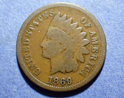 1869 Indian Cent  Good