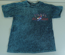 Vintage Paris Air Show Shirt Mens Small Blue 1991 USA Made 90s Aviation