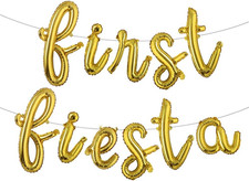 First Fiesta Birthday Decorations Mexican 1St Birthday Party Supplies Multicolor