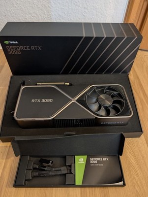 NVIDIA GeForce RTX 3090 Founders Edition (FE) 24GB GDDR6X Grafikkarte mit OVP