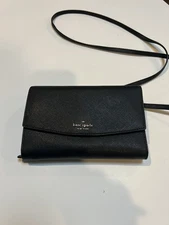 Kate Spade Dana Small Flap Crossbody Bag Black