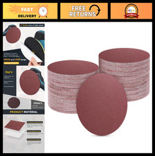 100 Pcs 2" Sanding Discs 120 Grit Hook & Loop Sandpaper for Wood, Metal, Auto 0.14 per gallon