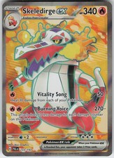 skeledirge ex pokemon card 2023 Pokemon - Scarlet & Violet - Paldea Evolved main image 0