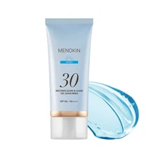 MENOKIN 30 Seconds Glow & Clear Gel Sunscreen Moist SPF50+ PA++++ 50mL K-Beauty