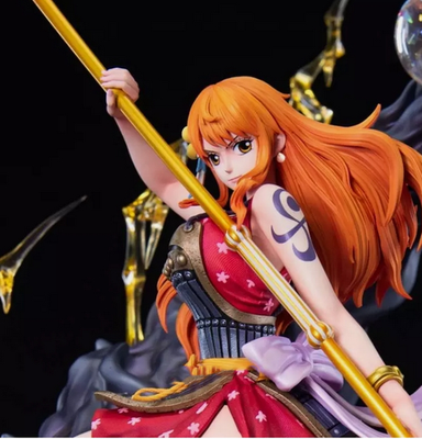 MJ Studio Nami Resin Statue In Stock One Piece Zeus Led Light