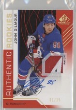 2018 SP Game Used Red Spectrum Premium Material 1/15 John Gilmour #139 Auto 1o3