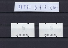 ATM 6 und 7 Gummidruck mit Zählnummer, Fehlverwendung