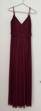 Davids Bridal - Dress - Size 4 - Color Wine