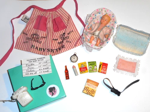 Vintage BARBIE BABY-SITS #953 COMPLETE SET