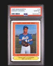 1985 WOOLWORTH #16 DWIGHT GOODEN RC METS PSA 10-POP 49