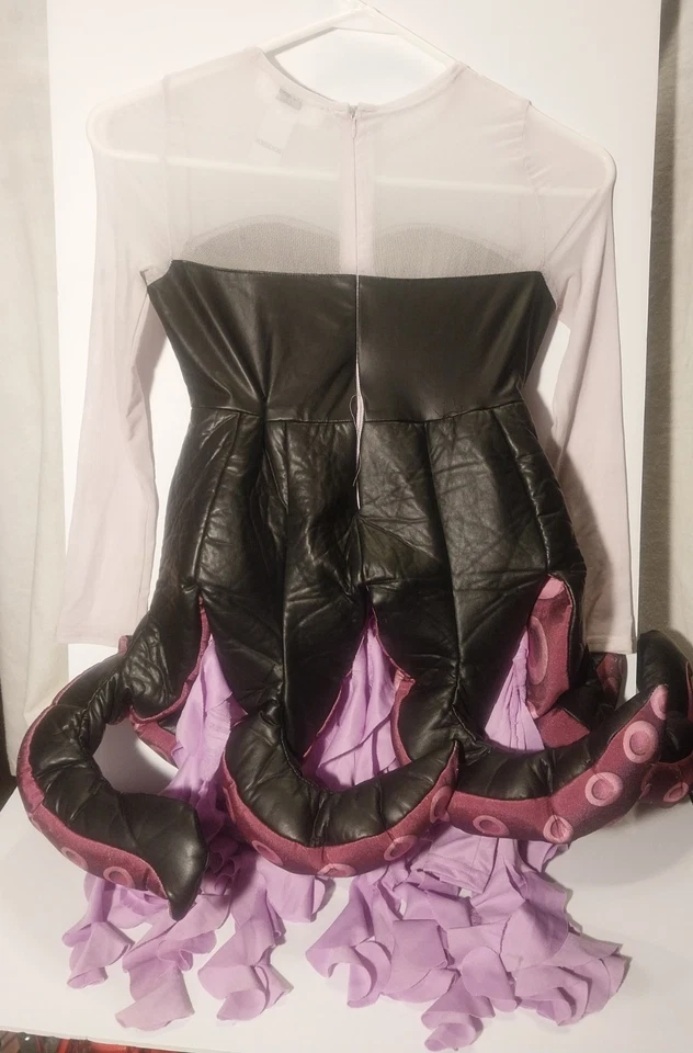 Disney La Sirenita Adolescente Úrsula Vestido Mar Bruja Fiesta Disfraz Niño M Foto 2 de 4