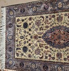 Floral Ivory  hand-woven wool carpet Oriental carpet  rug 5' 7" X 3' 1" — photo 2