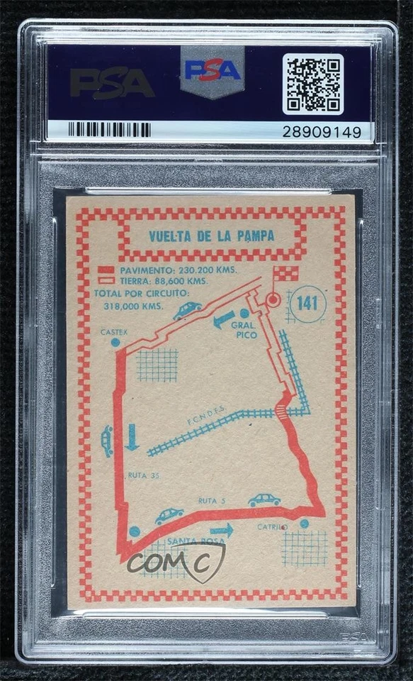 1967 Crack Figuritas Sport Ternengo #141 PSA 7 - Image 2 of 2