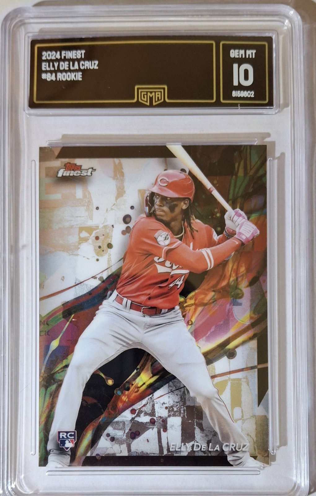2024 Topps Finest - Common Elly De La Cruz #64 Refractor (RC)