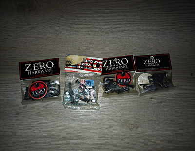 Vintage Zero Skateboard Hardware Box Deck Jamie Thomas Brockman Hill Schrauben
