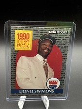 1990-91 NBA Hoops - 1990 Lottery Pick Lionel Simmons #396 (RC)