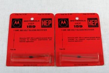 Motorola HEP 159 Silicon Rectifier Diode 1A 800V NOS PAIR 