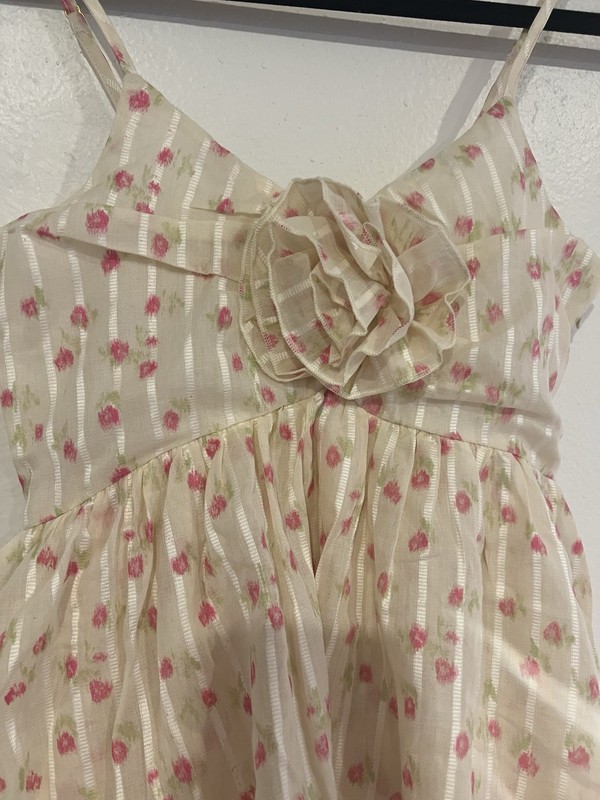 Girls 12 Yr Love Shack Fancy Rose Water 3 Tier Dress Cotton Voile Spring Beauty
