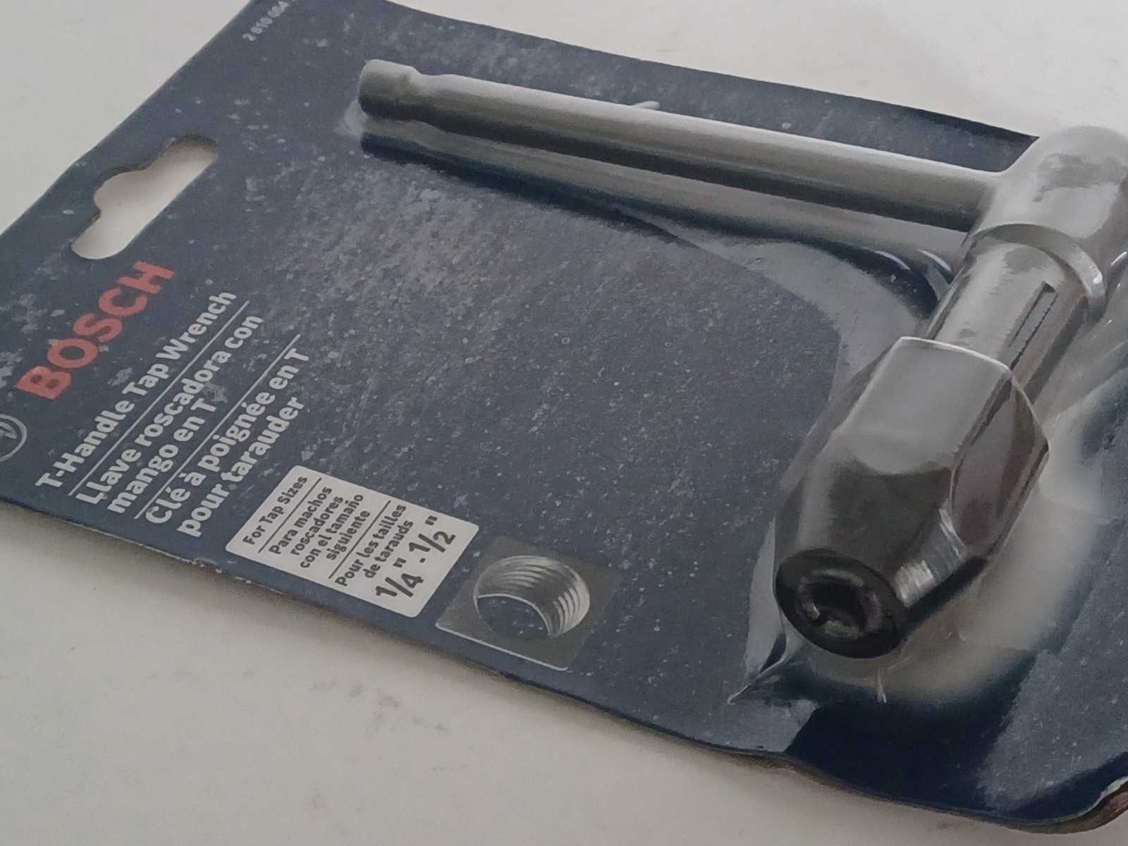 Bosch BTH1412 T-Handle Tap Wrench 1/4" -1/2"