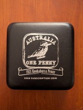 Royal Australian Mint 2008 Kookaburra Penny 1 Silver Proof Subscription