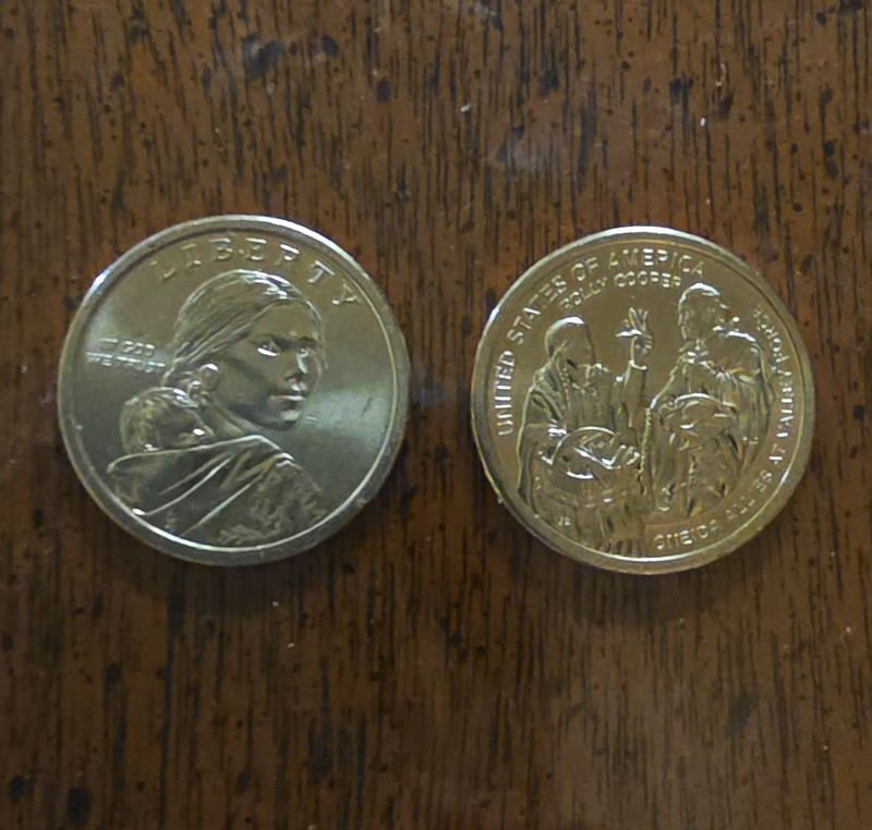2024-P And D Native American $1 Sacagawea Citizenship Reverse Business Strike.