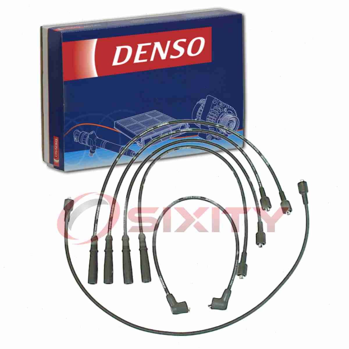 DENSO 671-4091 Spark Plug Wire Set for QW662 EUC036 96503 924K 7467 7463 zu