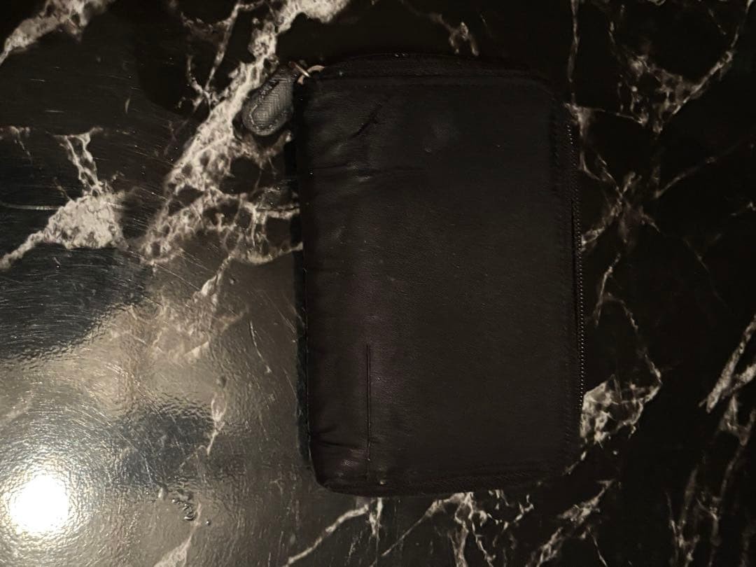 PRADA Black Nylon Bifold Wallet Zippered Pocket Card Slots Compact Purse Auth thumbnail 22