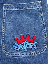 JNCO CROWN JEANS   34/32 crazy leg opening