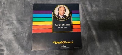 Vintage Laserdisc LD VideoDISCourse The Joy of Family Waitley RARE TESTED WORKS