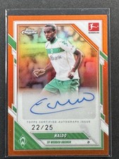 Naldo Auto /25 Orange Wave 2025-26 Topps Chrome Bundesliga SV Weirder Bremen