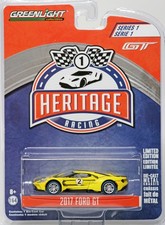 GreenLight 2017 Ford GT Heritage Racing - 13200-E NRFP 2017 NRFP Yellow 1:64