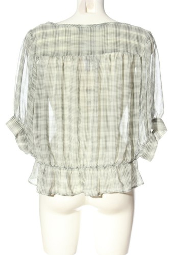 ZARA BASIC Camicia blusa Donna Taglia IT 40 grigio chiaro-bianco sporco - Foto 2 di 5