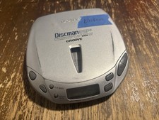 Broken Sony Discman D-E401 Groove CD Player ESP2 Silver
