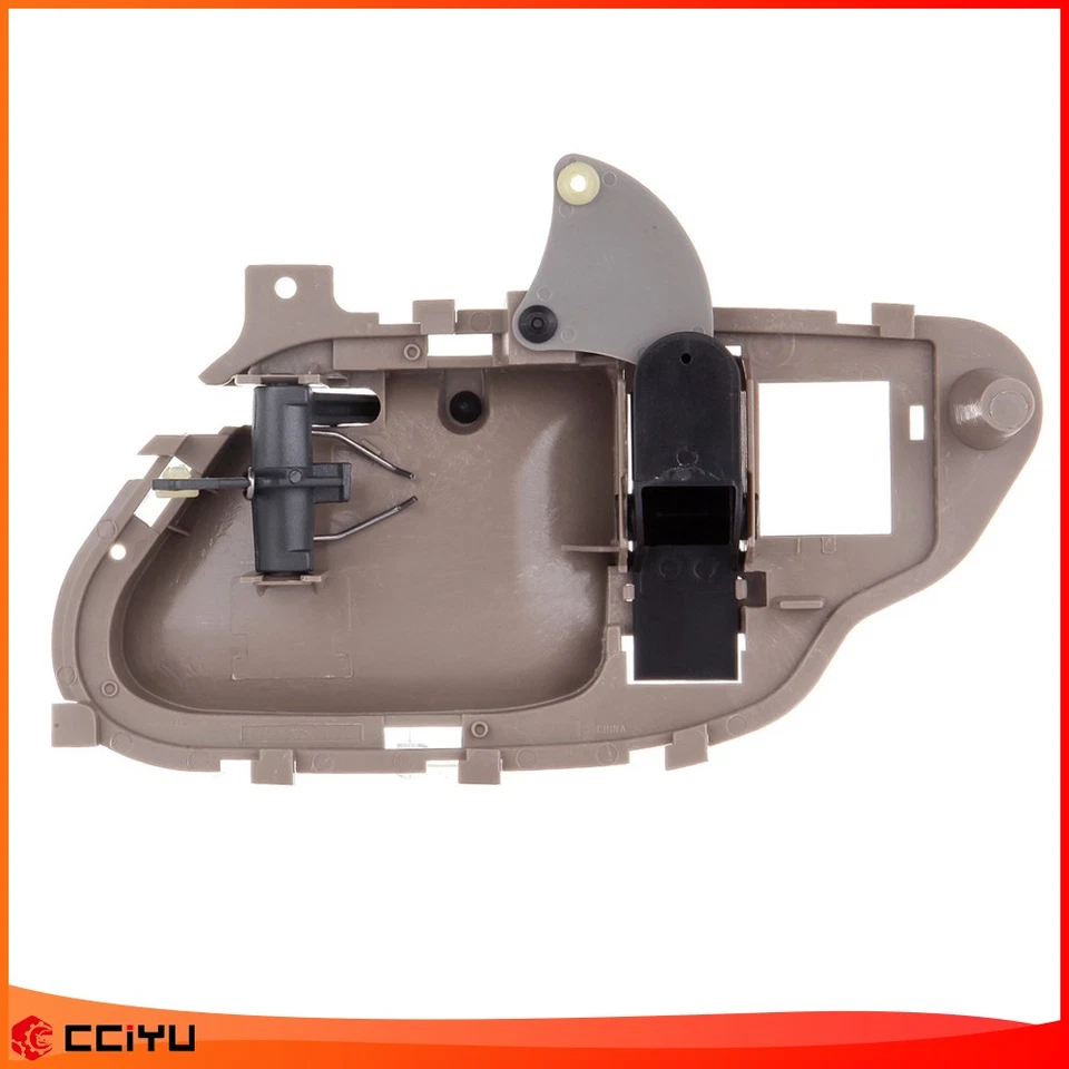 Manija de puerta interior interior beige tostado lado del conductor izquierda izquierda izquierda para camioneta Chevy GMC Foto 3 de 4
