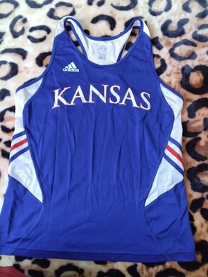 New Womens Kansas Jay hawks Running Cross Country Track And Field Jersey Top Sm 