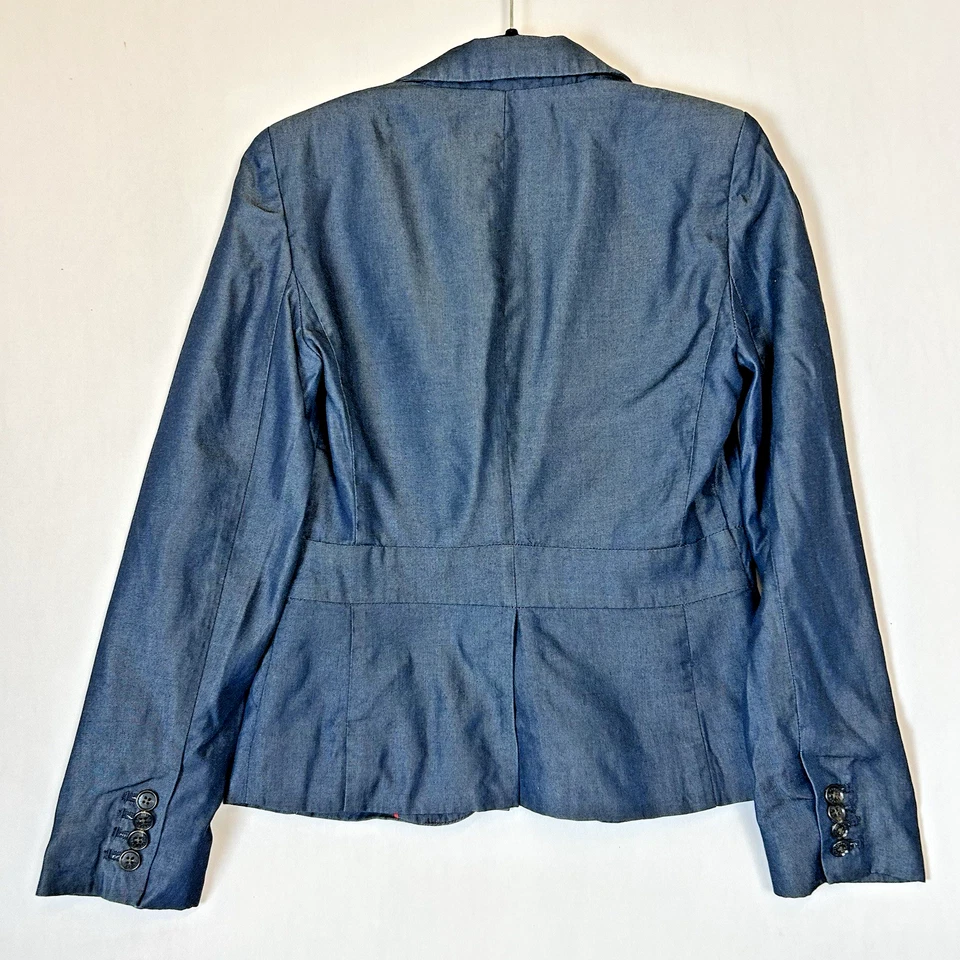 Chaqueta Armani Exchange Mujer 4 Azul Blazer Azul Marino Negocios Trabajo Carrera Foto 2 de 4