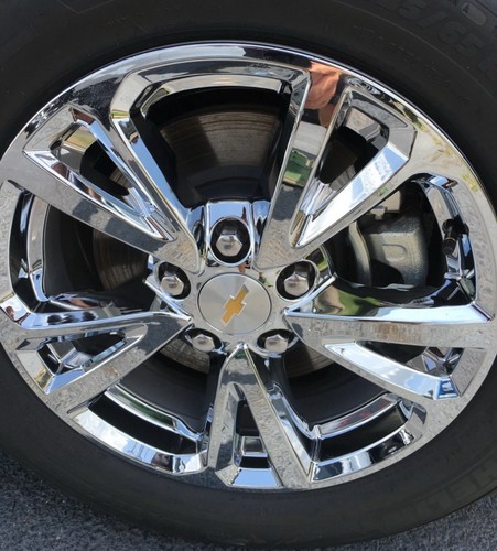 4 for Chevy Equinox 2016 2017 Chrome 17" Wheel Skins Hub Caps Full Rim Covers - Picture 2 of 2
