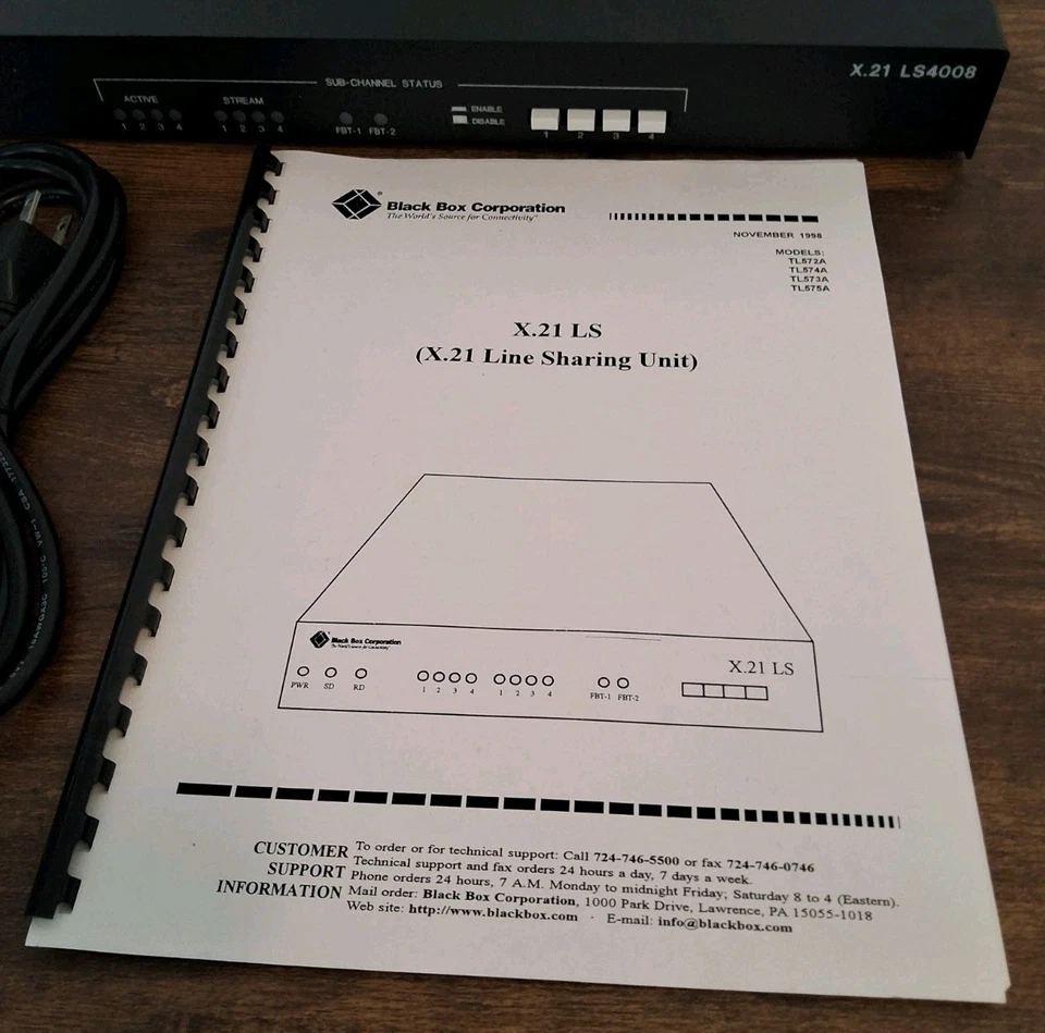Black Box Corporation TL574A X.21 LS Line Sharing Unit Module Replacement Part - Image 2 of 4
