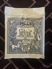 ERNIE BALL 2403 Classical Guitar Strings 28-42 ERNESTO PALLA CLEAR SILVER NY