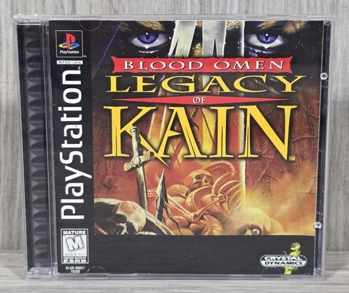 Blood Omen: Legacy of Kain (Sony PlayStation 1, 1997) w/Manual CIB
