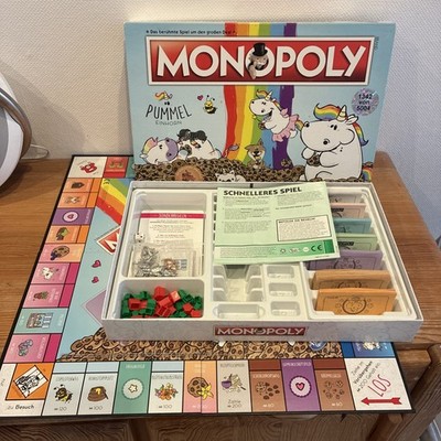 Hasbro MONOPOLY Pummel Einhorn Sonder Edition 1342/5000 vollständig Top