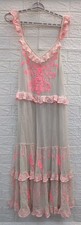 Pre-Owned Free People Coralie Embroidered Maxi dress Women's Size Small