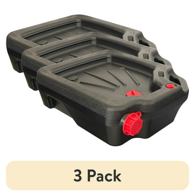 (3 pack) Hyper Tough 16-Quart Automotive Drain Pan Container