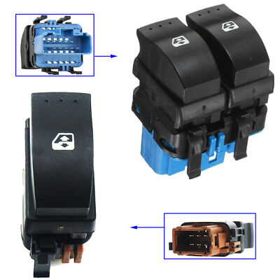 Interrupteurs De Lève-vitre électrique Pour Renault Master II, Trafic II, Opel Vivaro, Nissan Primastar – Lot De 2 Pièces