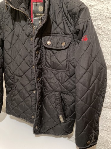 J. Whistler Boys Black Diamond Quilted Jacket w/ Fleece Lining Size 14/16 - Picture 5 of 9