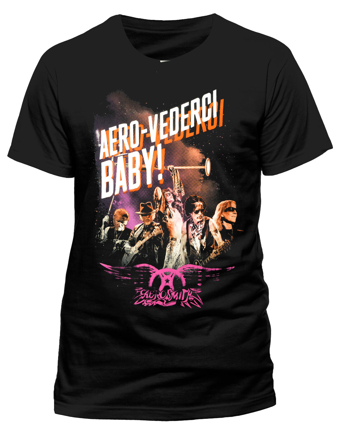 Aerosmith' Aero-Vederci Bebé ' T-Shirt - Nuevo y Oficial